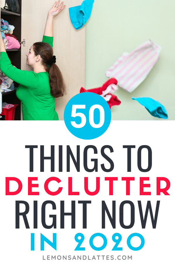 things to declutter right now