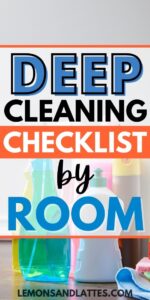 deep cleaning home checklist