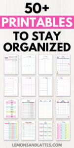 life organization printables