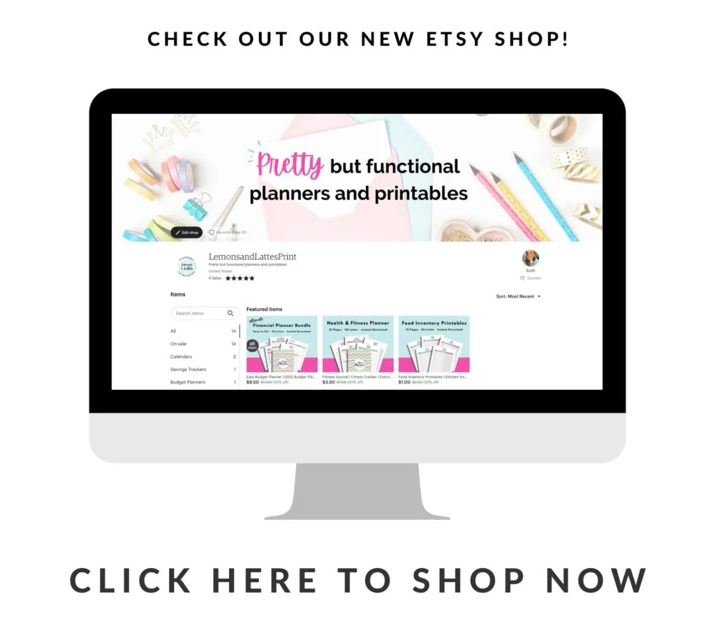 organizational printables shop