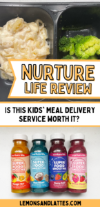 nurture life review: organic kids meal delivery service