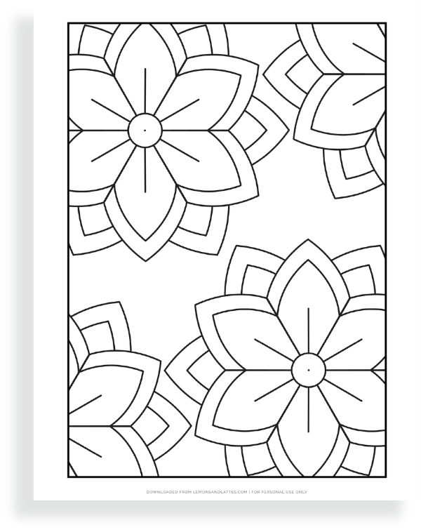 mandala coloring pages for beginners