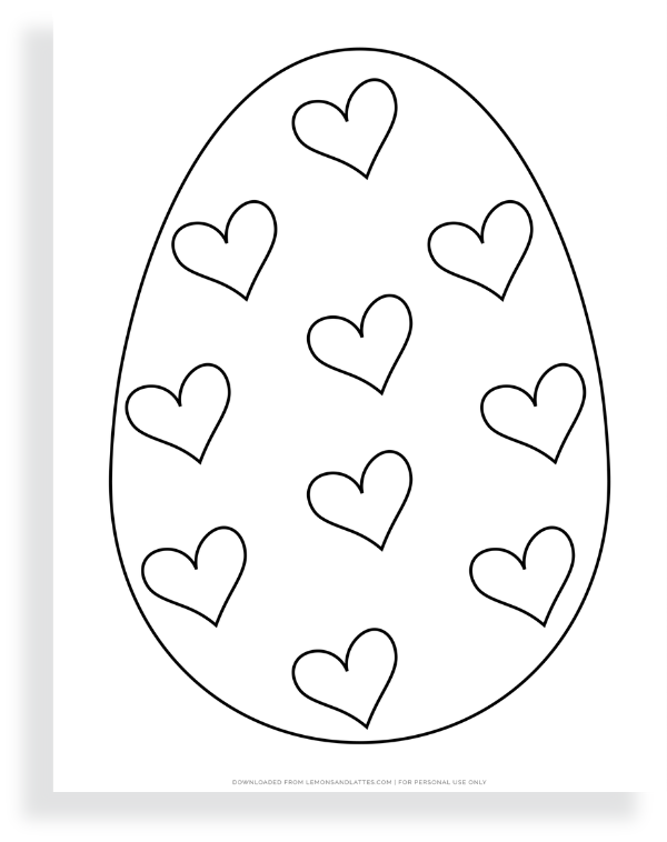 printable easter egg