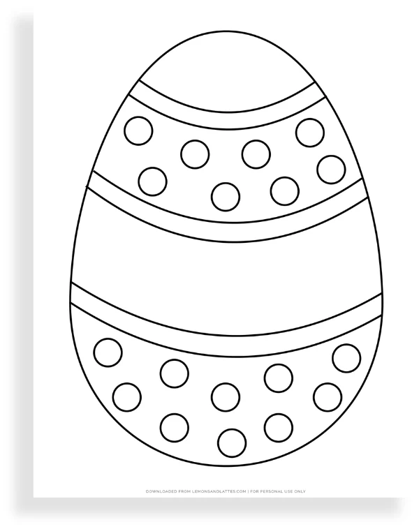 printable easter egg