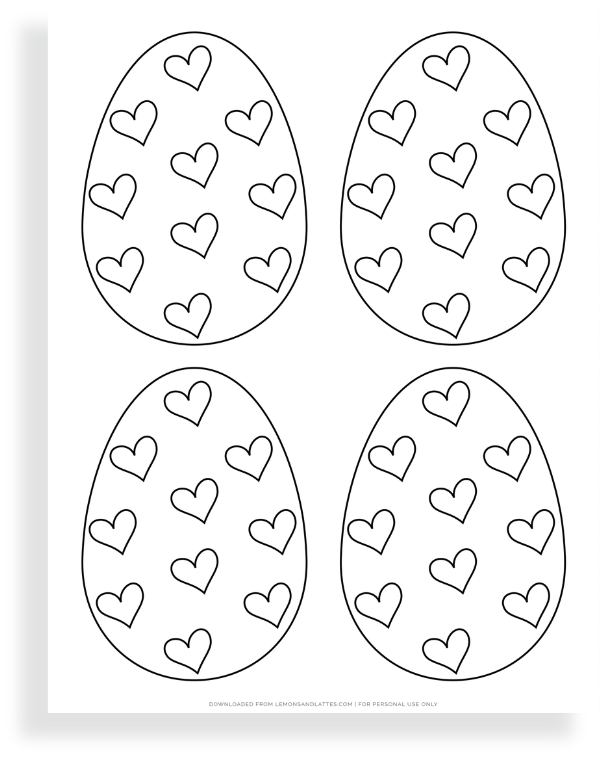 printable easter eggs