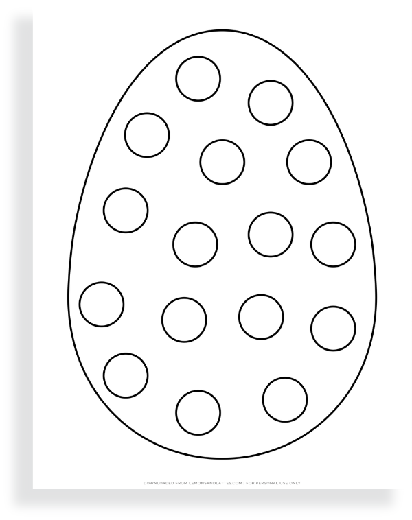 egg coloring pages