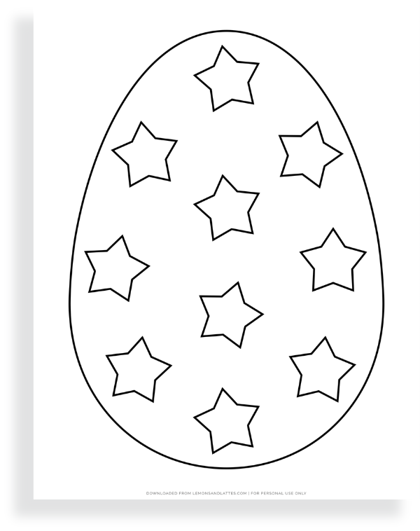 printable easter egg