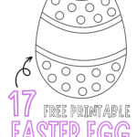 easter egg coloring sheet