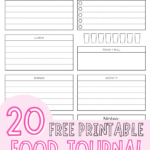 food journal printable