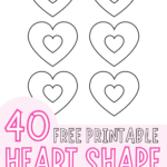 heart shape printables