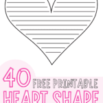 heart shape printables