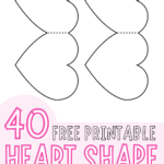 heart shape printables