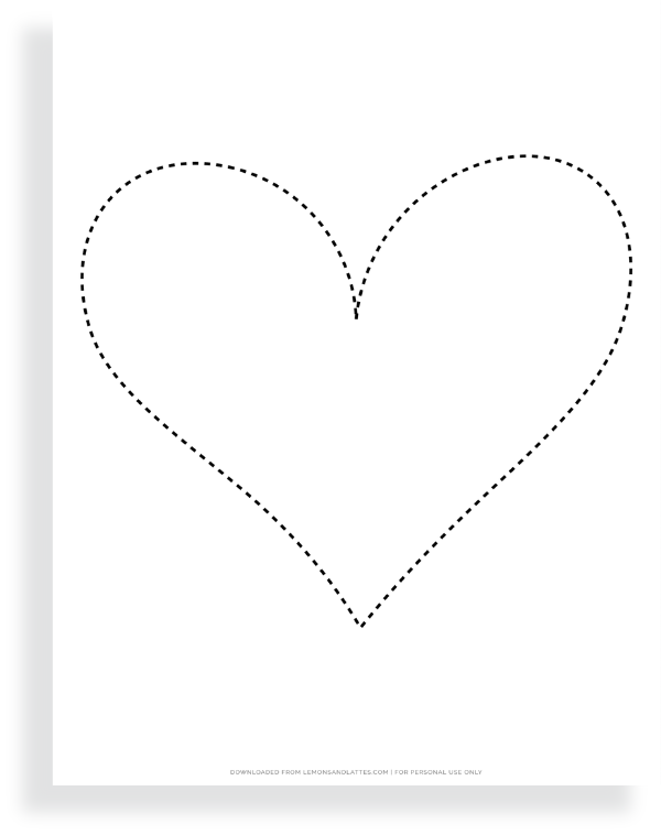 heart shape template