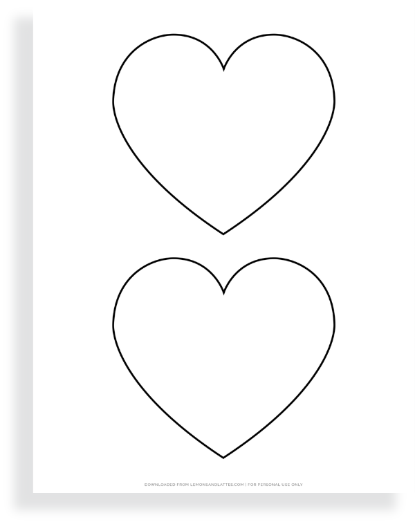 heart shape template