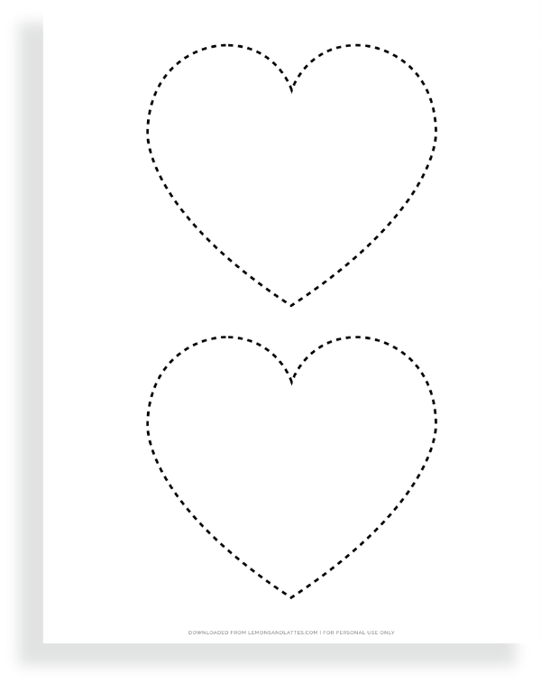 heart shape template