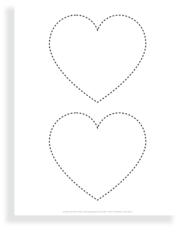 40 Printable Heart Shape Templates