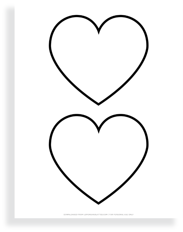 heart shape template