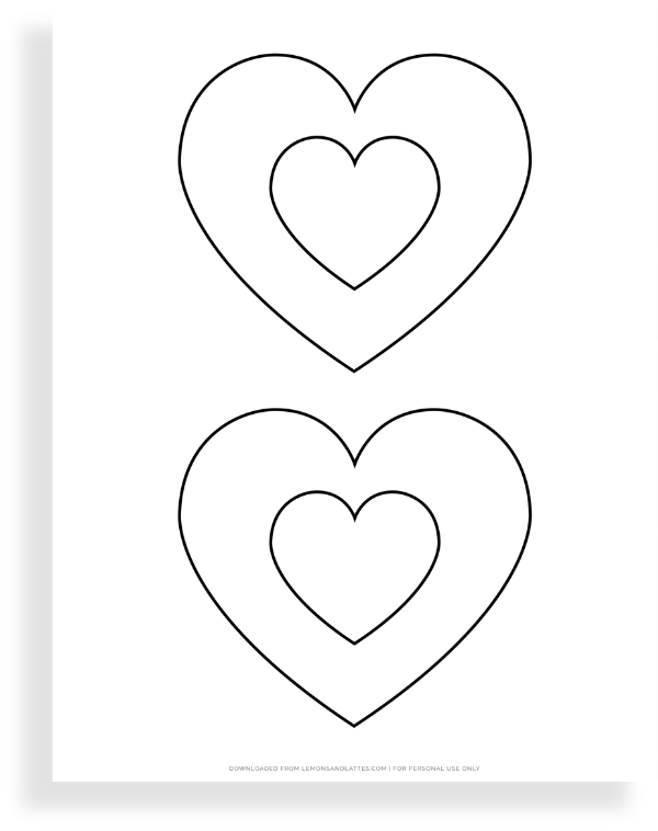 heart shape template