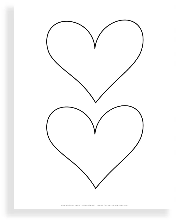 heart shape template