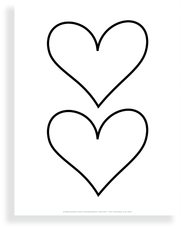 heart shape template