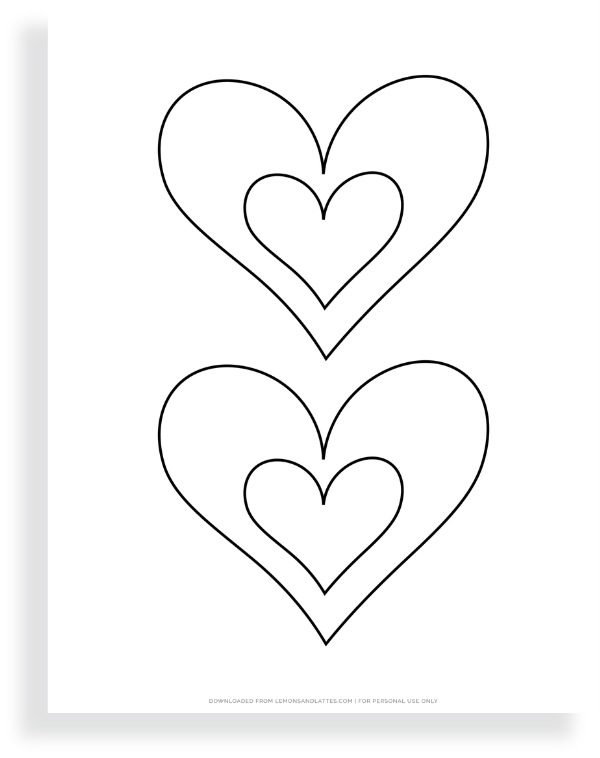 heart shape template