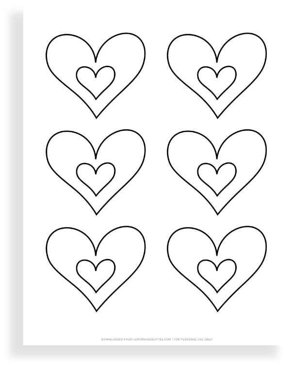 heart shape template