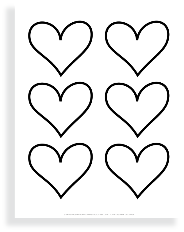 heart shape template