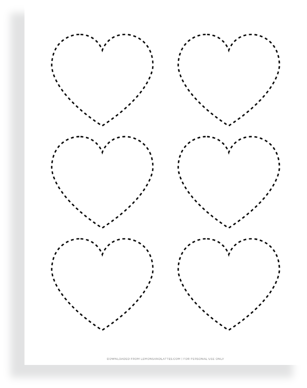 heart shape template