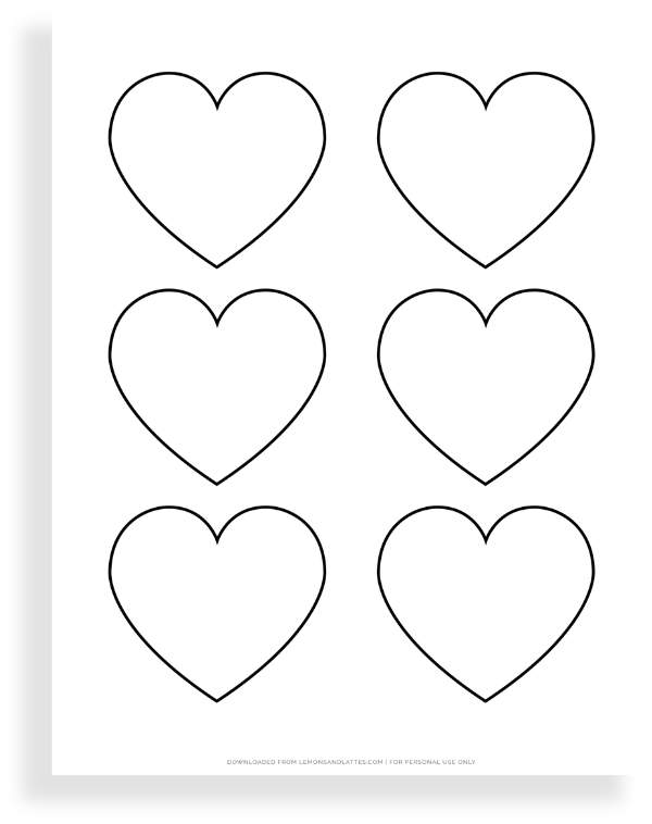 heart shape template