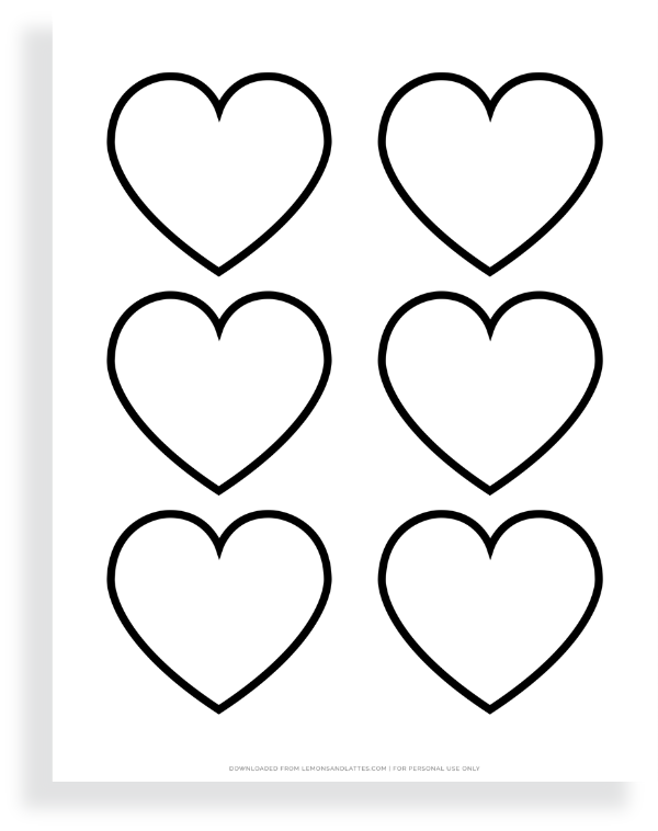 heart shape template