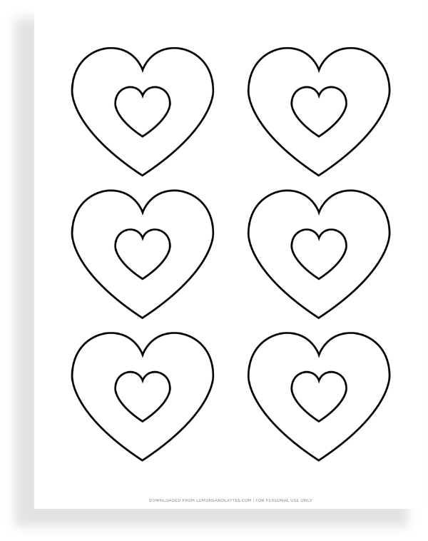 heart shape template