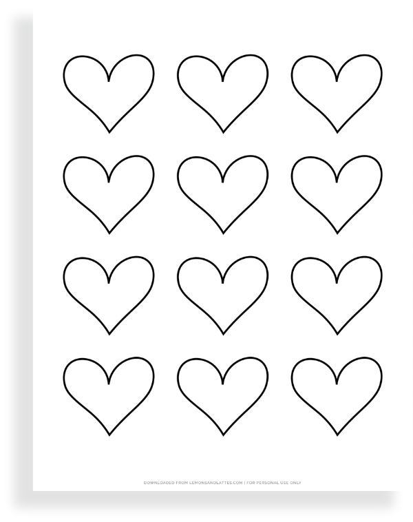 heart template