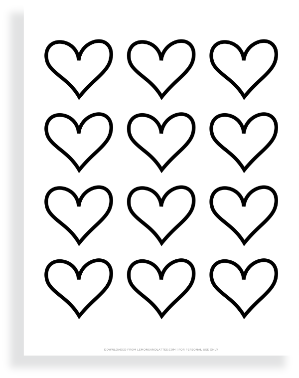 heart template