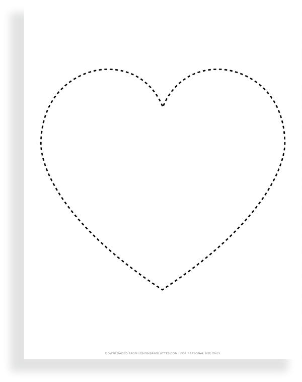 heart shape template