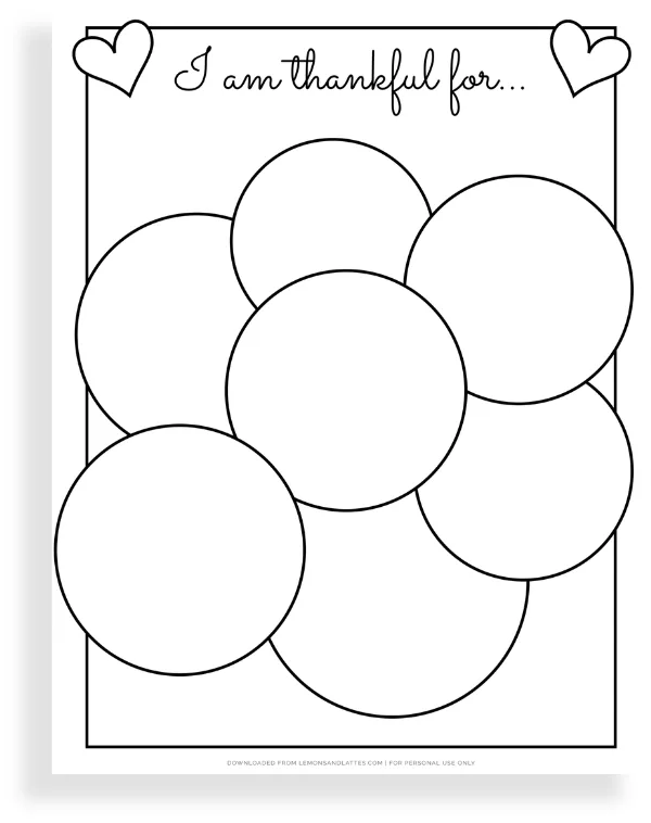 I Am Thankful for Free Printables
