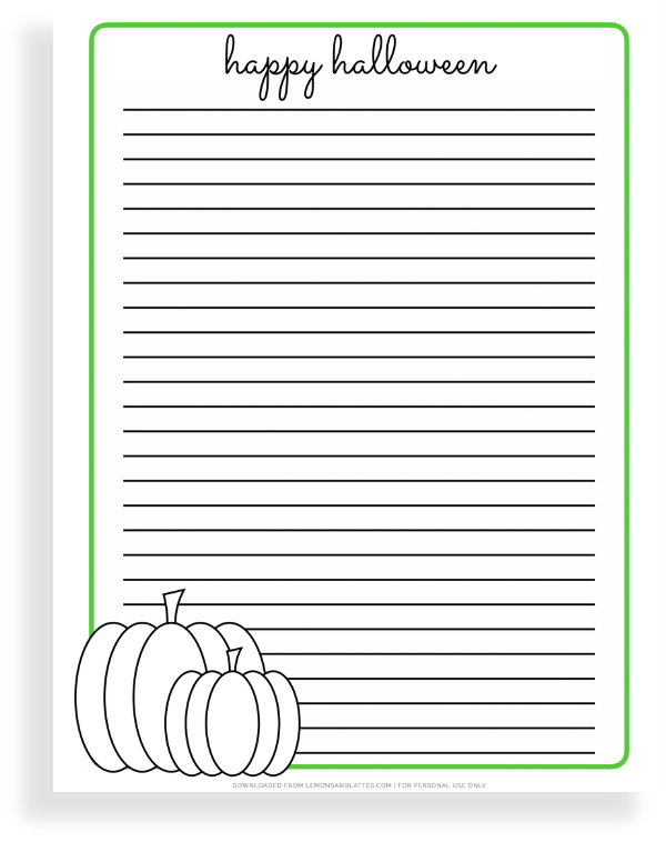 halloween paper printable