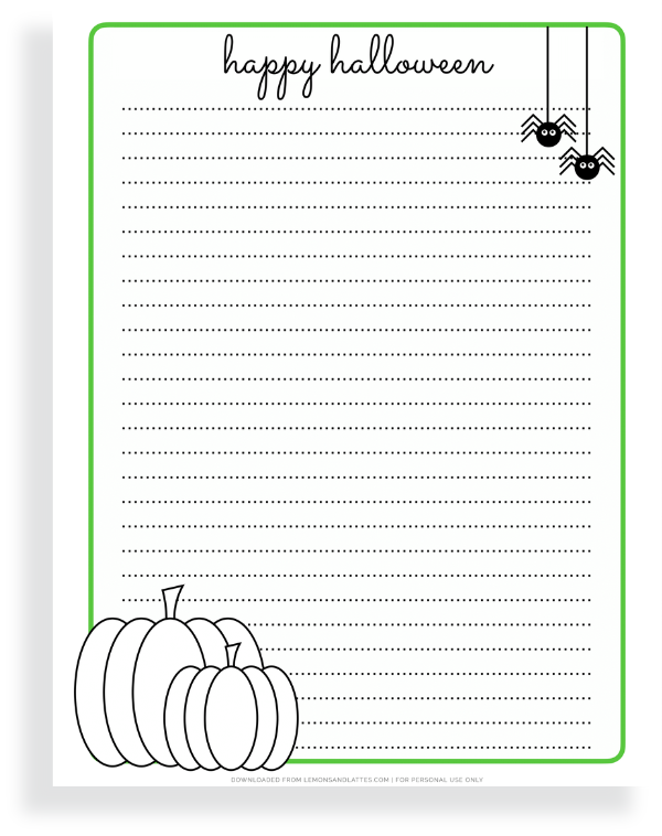 halloween paper printable