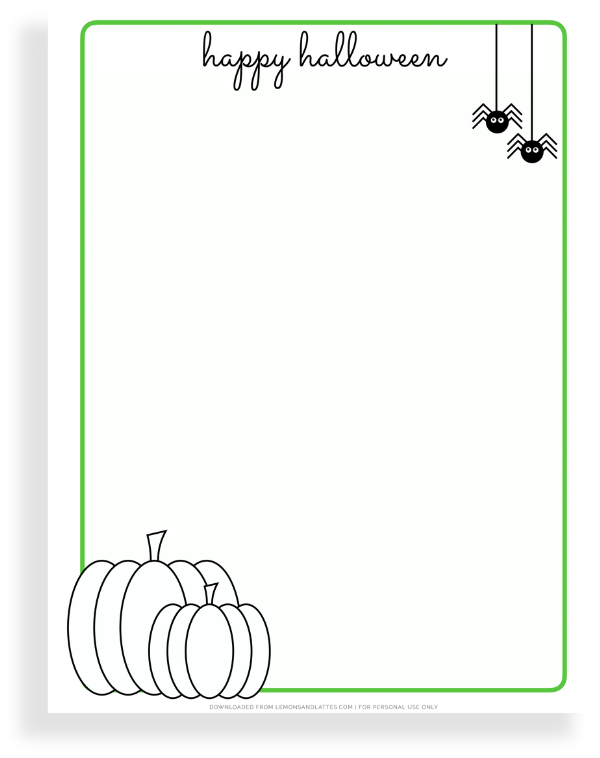 halloween paper printable