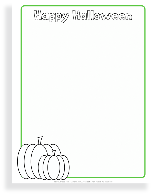 halloween paper printable