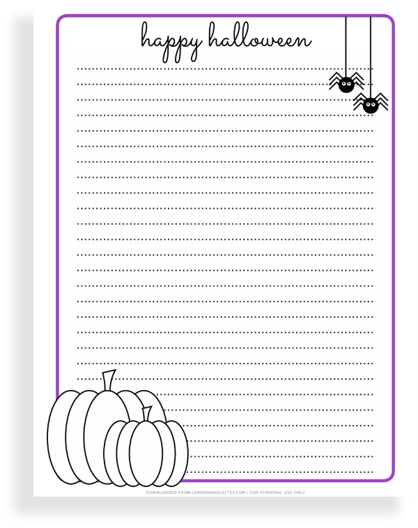 halloween paper printable