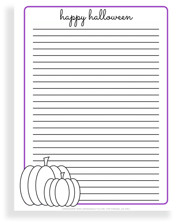 halloween paper printable