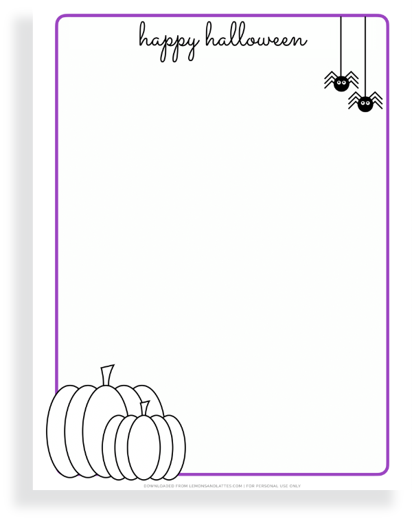 halloween paper printable