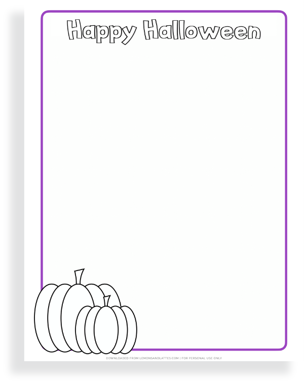 halloween paper printable