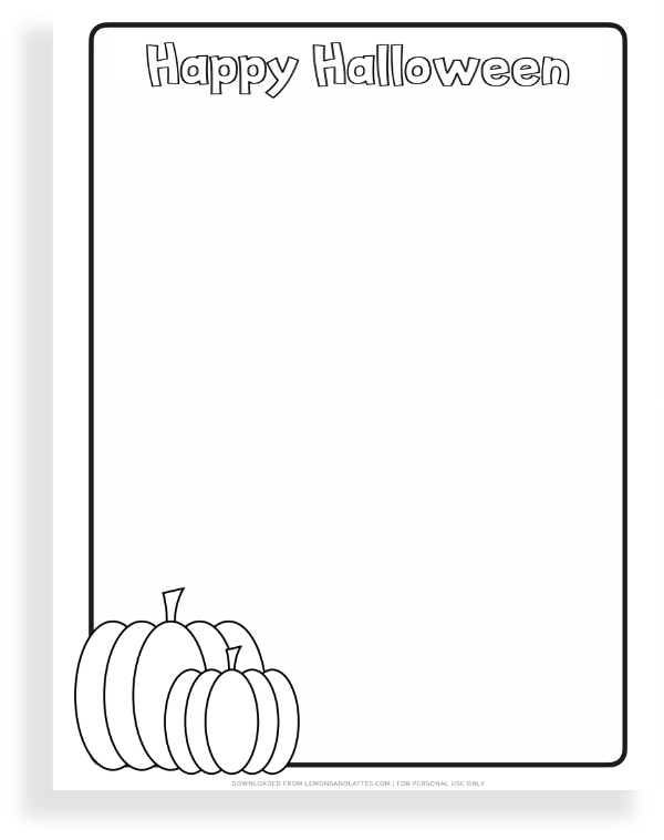 printable halloween paper