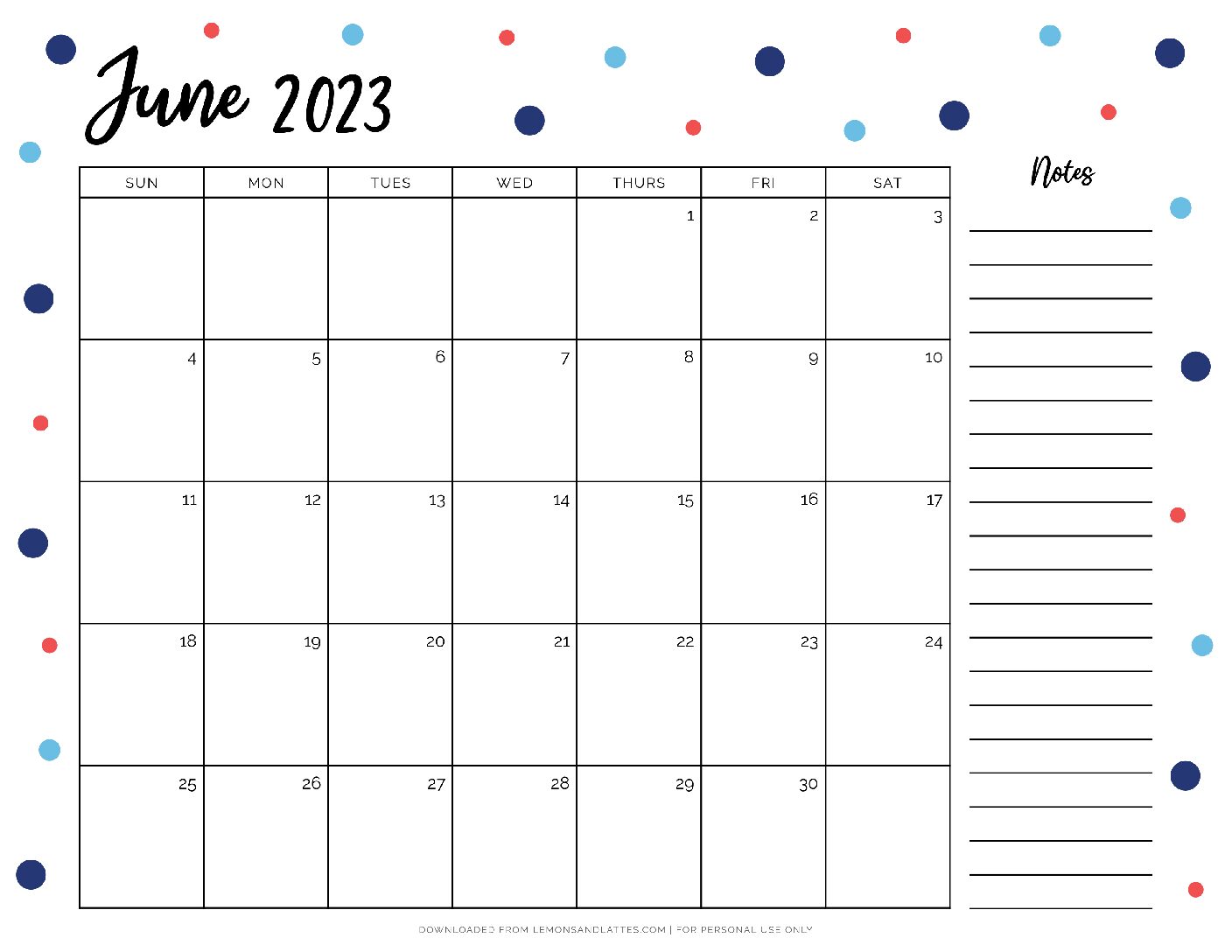 june-calendar-printable-2023-7-lemons-lattes