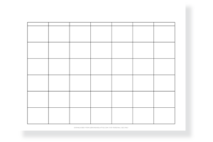 Printable Blank Calendars