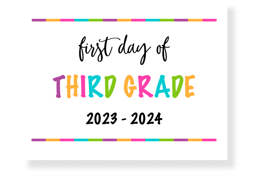 first day of third grade