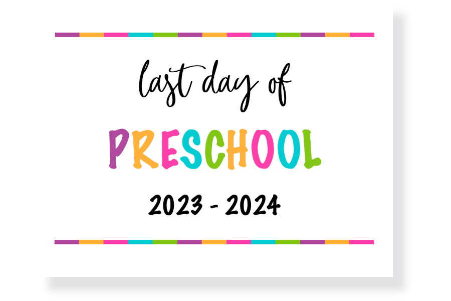 last day of preschool