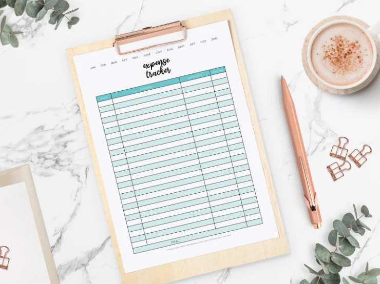 printable expense trackers