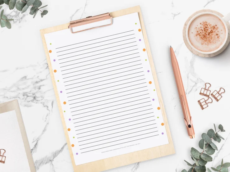 printable lined paper